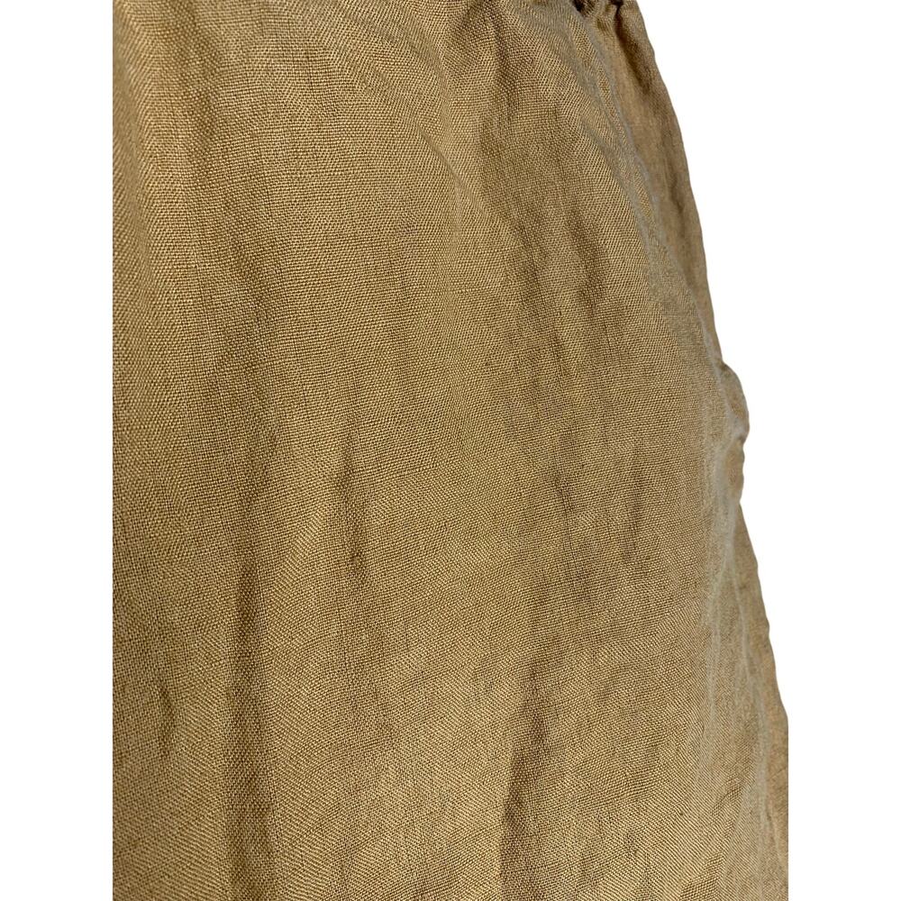 PARACHUTE Linen Tank and Shorts Lounge Set in Ochre - Picture 7 of 10